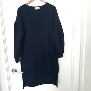 The Cleaning Puff Sleeves Midi Dress